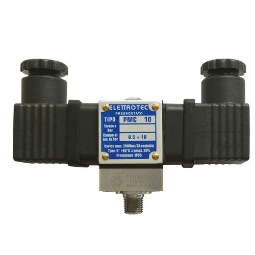 Kolbendruckschalter - PPC series - ELETTROTEC s.r.l. - SPDT / für DIN-Schiene / G 1/4