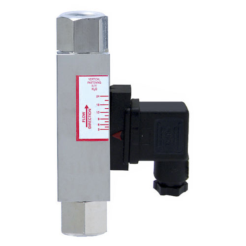 Kolben-Durchflusswächter - IFE series - ELETTROTEC s.r.l. - für Flüssigkeiten / elektronisch / Inline