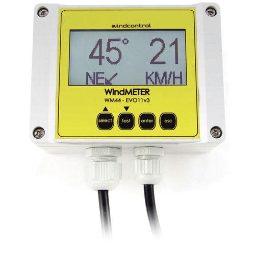 Display für Anemometer - WM44-EVO11 - NUOVA CEVA Automation - LCD / 128 x 64 / für Außenbereich