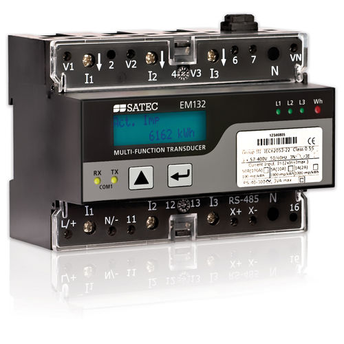 Energieverbrauch-Leistungsmessgerät - EM132 - SATEC - Frequenzmesser / Multimeter / digital
