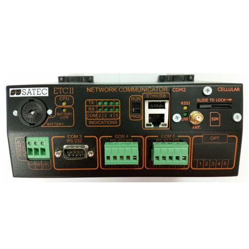 Daten-Kommunikationscontroller - ETC-II - SATEC - kompakt / Modbus