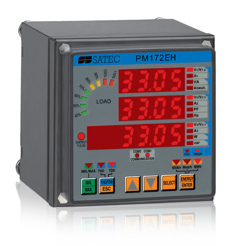 Drehstromzähler - PM172EH - SATEC - Einbau / 50 Hz / digital