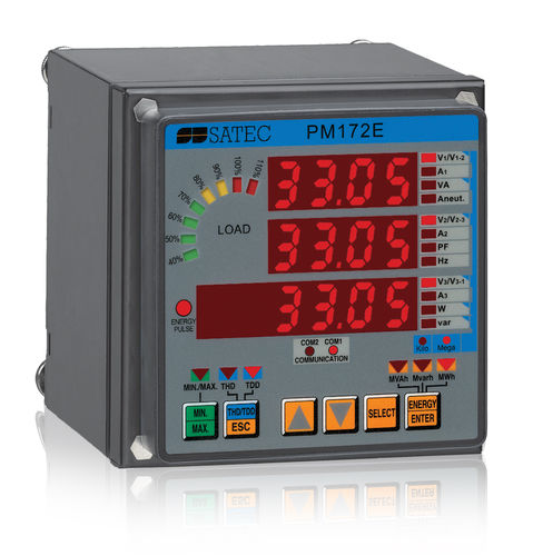 Drehstromzähler - PM172E  - SATEC - Einbau / RS-485 / digital