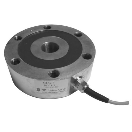 Zugkraft-Wägezelle - CLC-1 - Vishay Nobel Transducers - Pancake-Typ / Dehnungsmessstreifen / durchbohrt