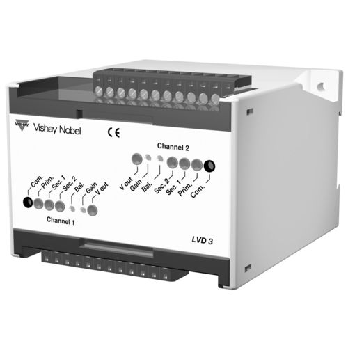 Signalaufbereiter für DIN-Schiene - LVD 3 - Vishay Nobel Transducers - für LVDT-Transducer