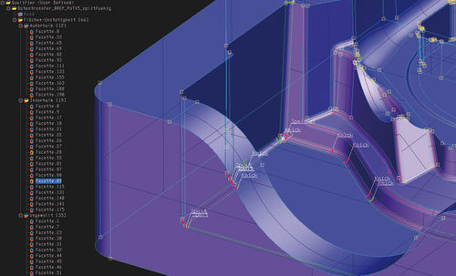 CAD-Software - QUALIFIER - TEBIS - Qualität / Analyse / Oberflächenmodell