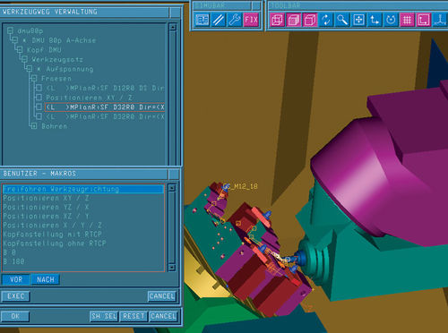 Simulationssoftware - SIMULATOR - TEBIS