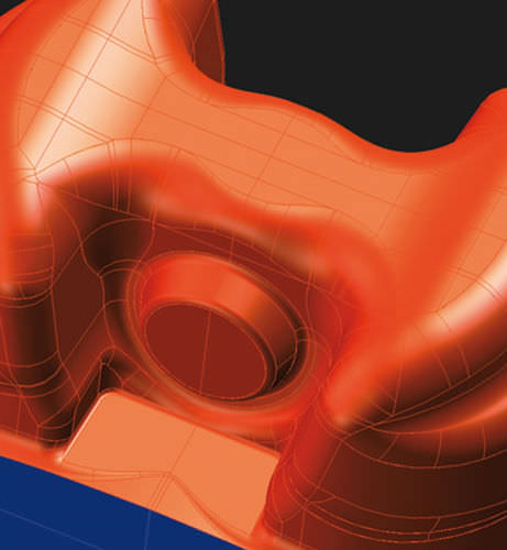 CAD-Software - SURFACER - TEBIS - Oberflächenmodell