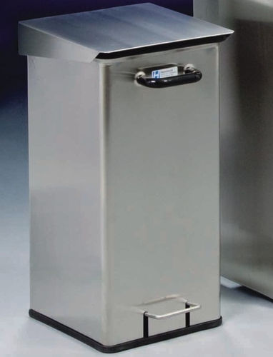 Edelstahl-Abfallbehälter - 800 series - Schilling Engineering GmbH - für Industrieprodukte / mit Deckel / mit Griff