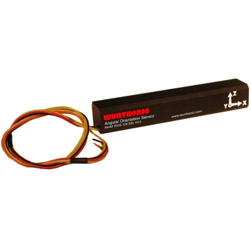 Beschleunigungssensor / 3 Achsen - WOS-120 series - WUNTRONIC GmbH - Miniatur / Winkel