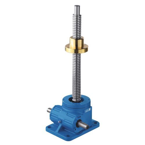 Trapezgewindespindel-Spindelhubgetriebe - SHE series - Pfaff Silberblau - mit Schnecke / motorisiert / Gusseisen