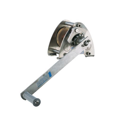 Handseilwinde - SW-K-LB-VA - Pfaff Silberblau - Drahtseil / Zahnrad / Edelstahl