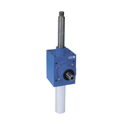Spindelhubgetriebe / axial verfahrende Spindel - SHG - Pfaff Silberblau - mit Kegelradgetriebe / Hochgeschwindigkeit