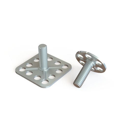 Verbindungsplatte mit Stift - PR series - Specialinsert s.r.l. - zum Kleben / gegossen / zum Laminieren