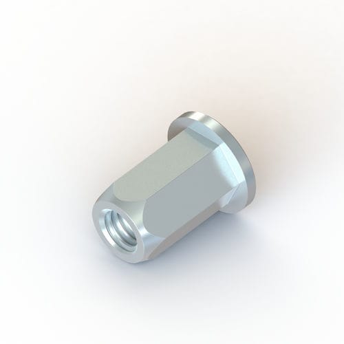 Verformungseinsatz - E TC/TL - Specialinsert s.r.l. - Gewinde / verzinkter Stahl / sechseckig