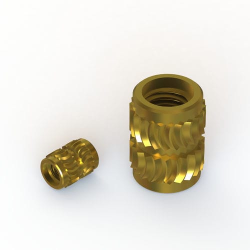 Gewindeeinsatz - 863 - Specialinsert s.r.l. - Messing / rund / für Thermoplaste