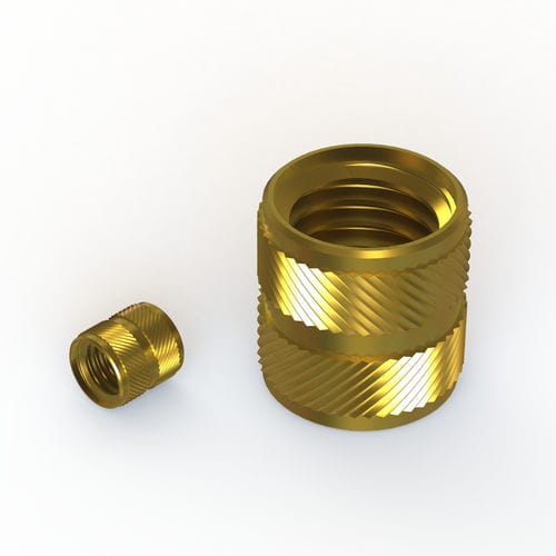 Gewindeeinsatz - 864 - Specialinsert s.r.l. - Messing / rund / für Thermoplaste