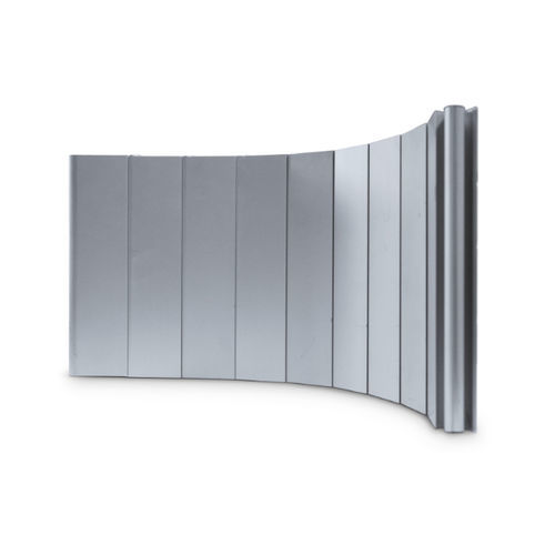 Aluminium-Faltschürze - PROTEC series - La Protec srl - Stahl / Falten