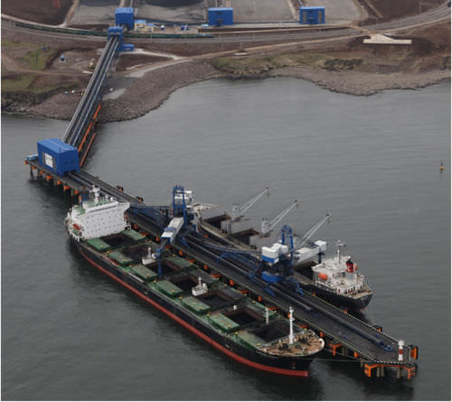 Schiffsbelader für Kohle - 3 500 t/h | Wanino - TAKRAF