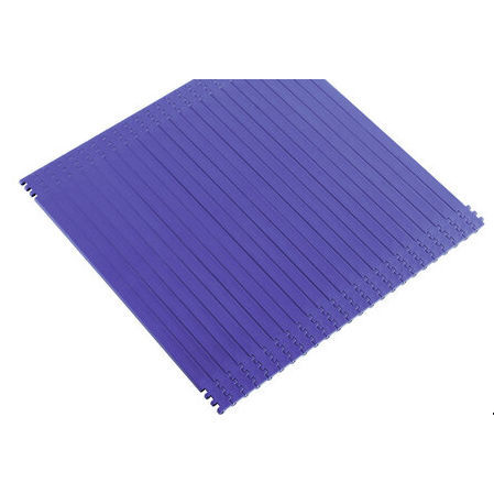 Modulares Förderband - Super HyCLEAN - Habasit - Kunststoff / für die Lebensmittelindustrie / blau