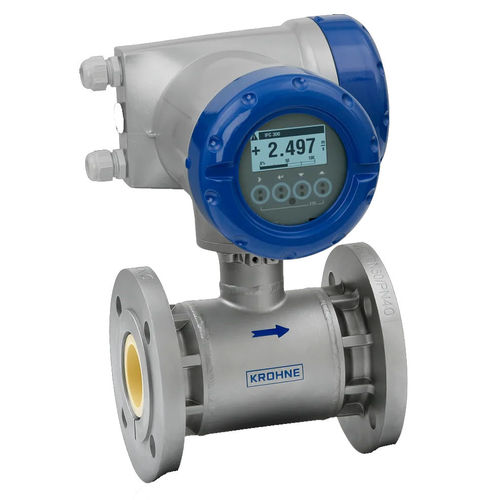 Magnetisch-induktiver Durchflussmesser - OPTIFLUX 7300 - KROHNE Messtechnik GmbH - Volumen / für leitende Flüssigkeit / für aggressive Fluide