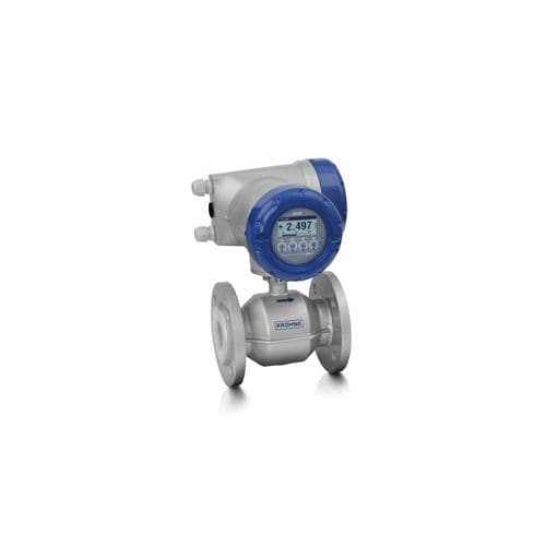 Magnetisch-induktiver Durchflussmesser - OPTIFLUX 4400 - KROHNE Messtechnik GmbH - Volumen / für Flüssigkeiten / 4-20 mA
