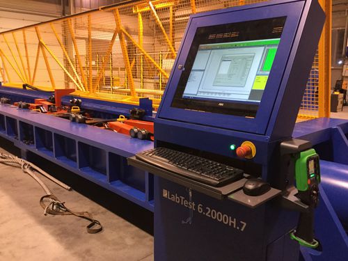 Horizontale Prüfmaschine - H.7 - Labortech s.r.o. - Zugfestigkeit / automatisch / Material