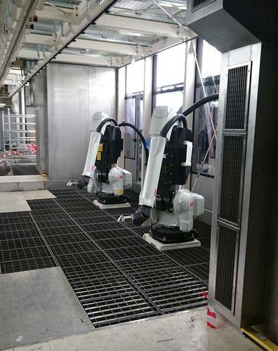 Geschlossene Lackierkabine - CRESCOCITO - Trockenfilter / mit Wasservorhang / automatisch