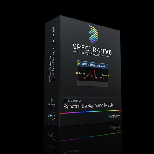 Signalverarbeitungssoftware - Spectral Background Mask - Aaronia AG