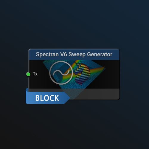 Steuerungssoftware - V6 Sweep Generator - Aaronia AG - für Elektrogeneratoren