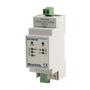 Gateway für Kommunikation - DAT3580GW - DATEXEL SRL - Industrie / Ethernet / Modbus