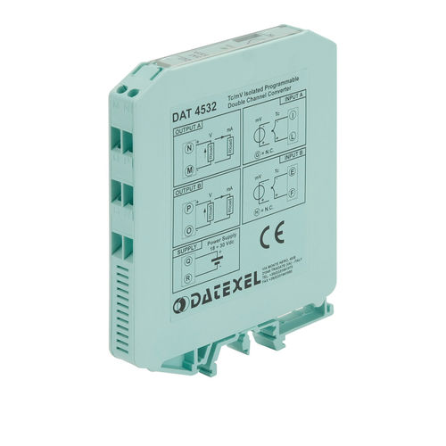Analog-Wandler - DAT4532-A - DATEXEL SRL - Spannung / Strom / 2 Analogausgänge / für Thermoelement