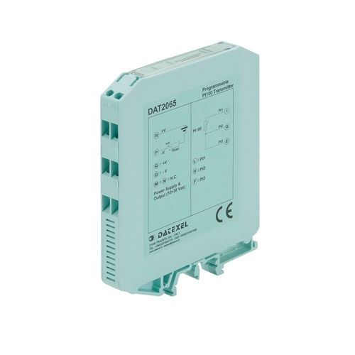 DIN-Schienen-Temperaturmessumformer - DAT2065 - DATEXEL SRL - RTD / Pt100 / mit Stromausgang