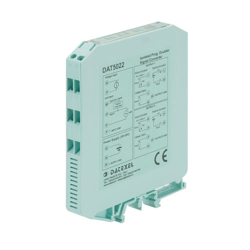 Signalwandler - DAT5022 - DATEXEL SRL - Spannung / Strom / 1 Analogeingang / 2 Analogausgänge