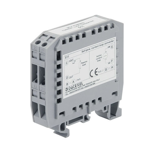 Analog-Signaltransmitter / Stromschleifen - DAT511 - DATEXEL SRL - DIN-Schiene / selbstspeisend / galvanisch getrennt