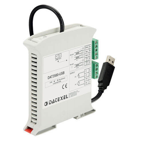 USB-Wandler / RS-485 - DAT3580-USB - DATEXEL SRL - RS422 / isoliert