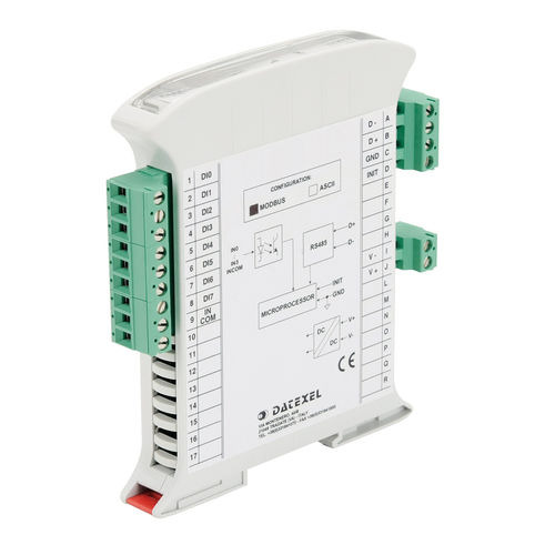 Digitales Eingangsmodul - DAT3148-8 - DATEXEL SRL - Modbus RTU / RS-485 / 8 E