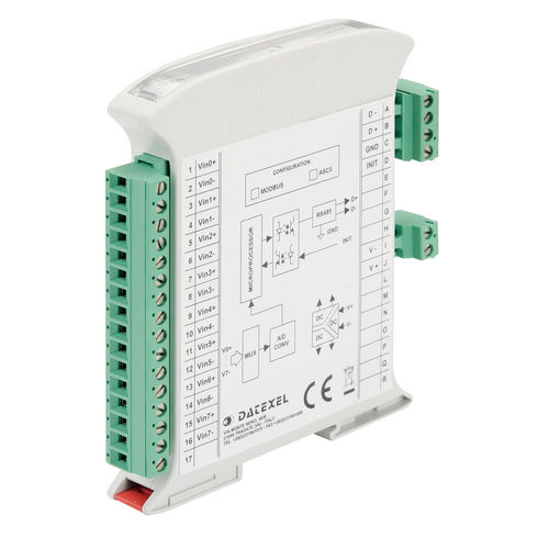 Analoges Eingangsmodul - DAT3018 - DATEXEL SRL - Modbus RTU / RS-485 / RS-232