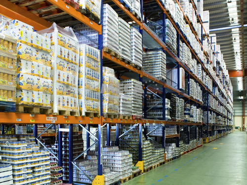 Warenlager-Regal - MECA STORAGE SYSTEMS - für schwere Lasten / Paletten / für Kühlraum