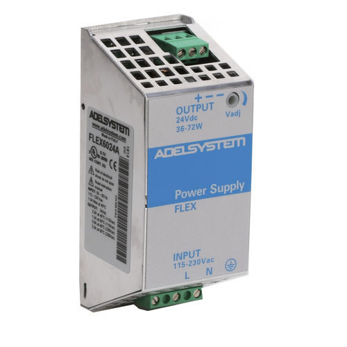 Stromversorgung für DIN-Schiene - FLEX6024A - ADELSYSTEM - AC/DC / Einfachausgang / stabilisiert