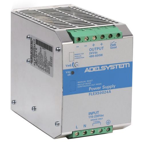 Stromversorgung für DIN-Schiene - FLEX50024A - ADELSYSTEM - AC/DC / Einfachausgang / stabilisiert