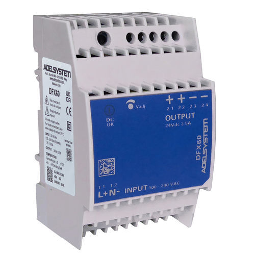 Stromversorgung für DIN-Schiene - DFX60110 - ADELSYSTEM - DC/DC / AC/DC / Einfachausgang
