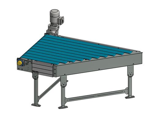 Förderer / glattes Band - TS 6260 - Transnorm System GmbH - Transfer / zum Ausladen / Zulauf