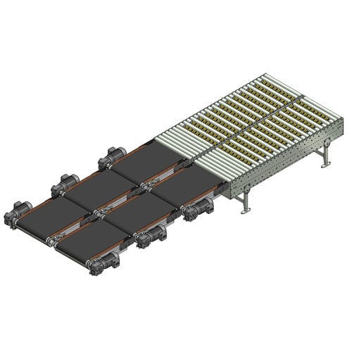 Rollenförderer - SmartSort®  - Transnorm System GmbH - konvergent / Transport / Verteiler
