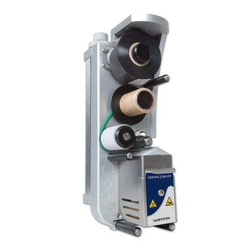 Golddruckmaschine - hpdSYSTEM nano - Koenig & Bauer Coding GmbH