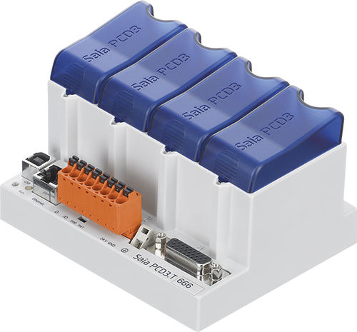SPS mit integriertem E/A - Saia PCD3.T66x - Saia Burgess Controls ( SBC ) - vernetzt / modular