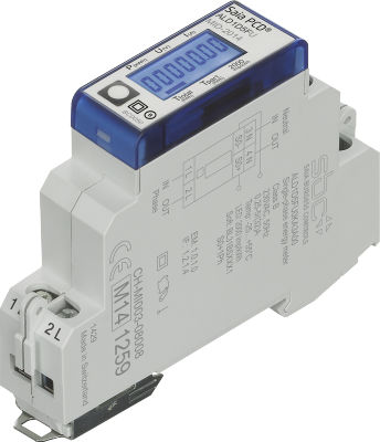 Einphasiger elektrischer Energiezähler - ALD1 series - Saia Burgess Controls ( SBC ) - für DIN-Schiene / 50 Hz