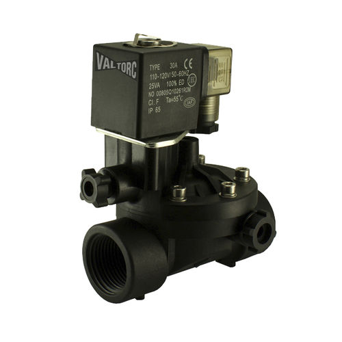 Vorgesteuertes Magnetventil - SV-830 series - Valtorc - 2-Wege / NC / Wasser