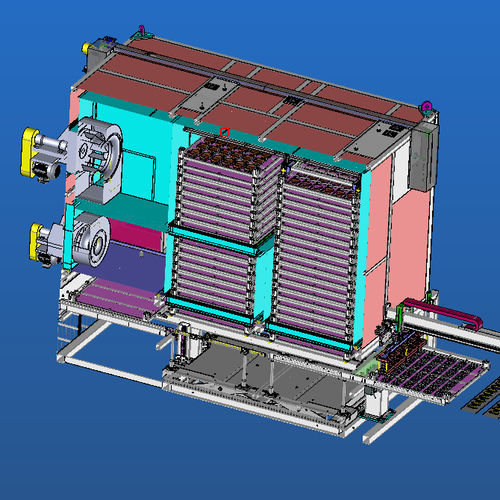Vertikaler Ofen - 6 m x 3 m x 5 m - ELMETHERM - Stapel / Thermo / elektrischer Widerstand