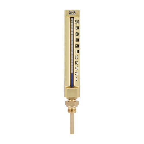 Flüssigkeitsausdehnungsthermometer - 2 series - SIKA - mit direkter Anzeige / °C / Tauchfühler